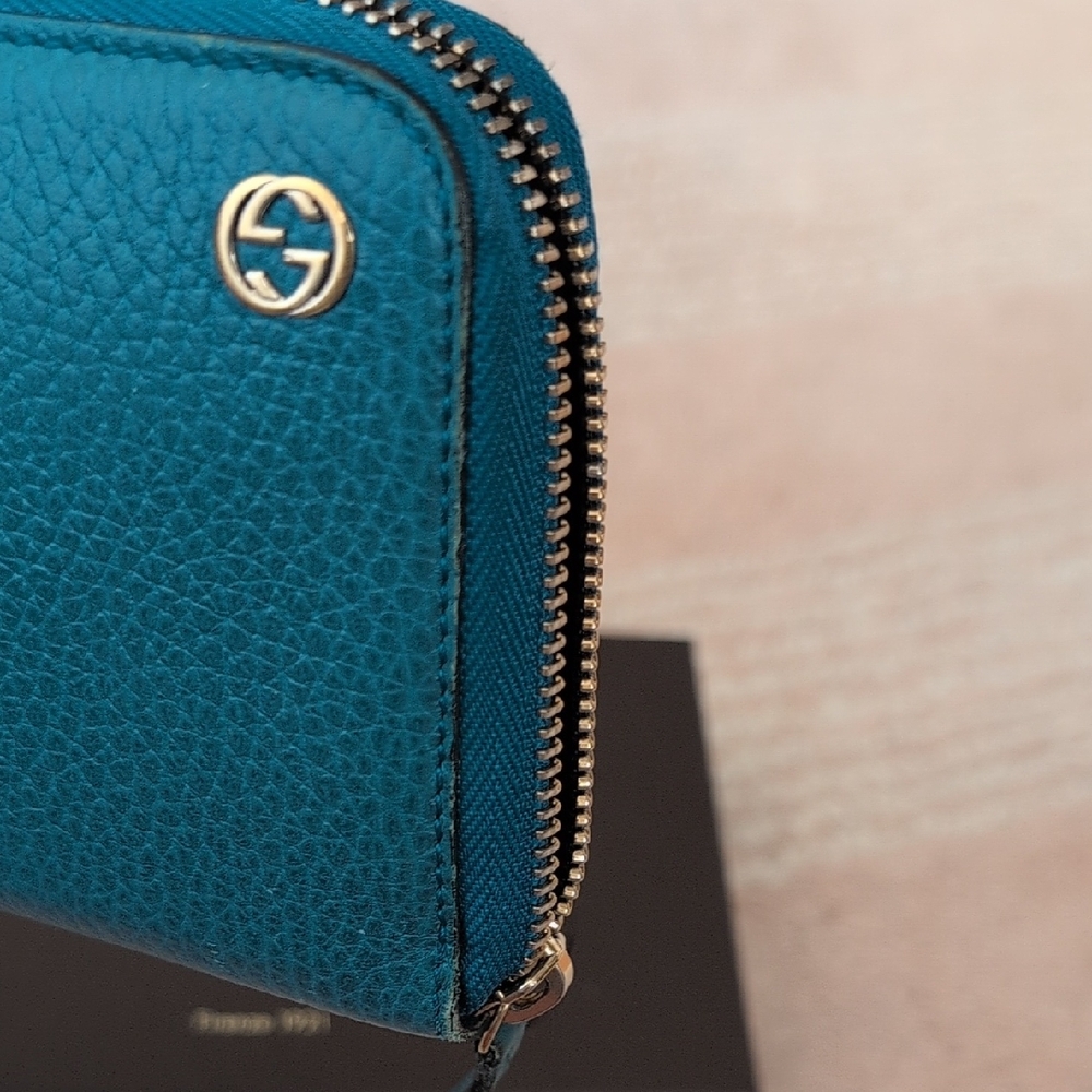 Gucci Interlocking G Logo Leather Continental Wallet - Picture 5 of 8